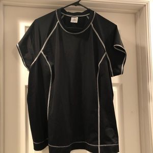 Lands end rash guard swim top